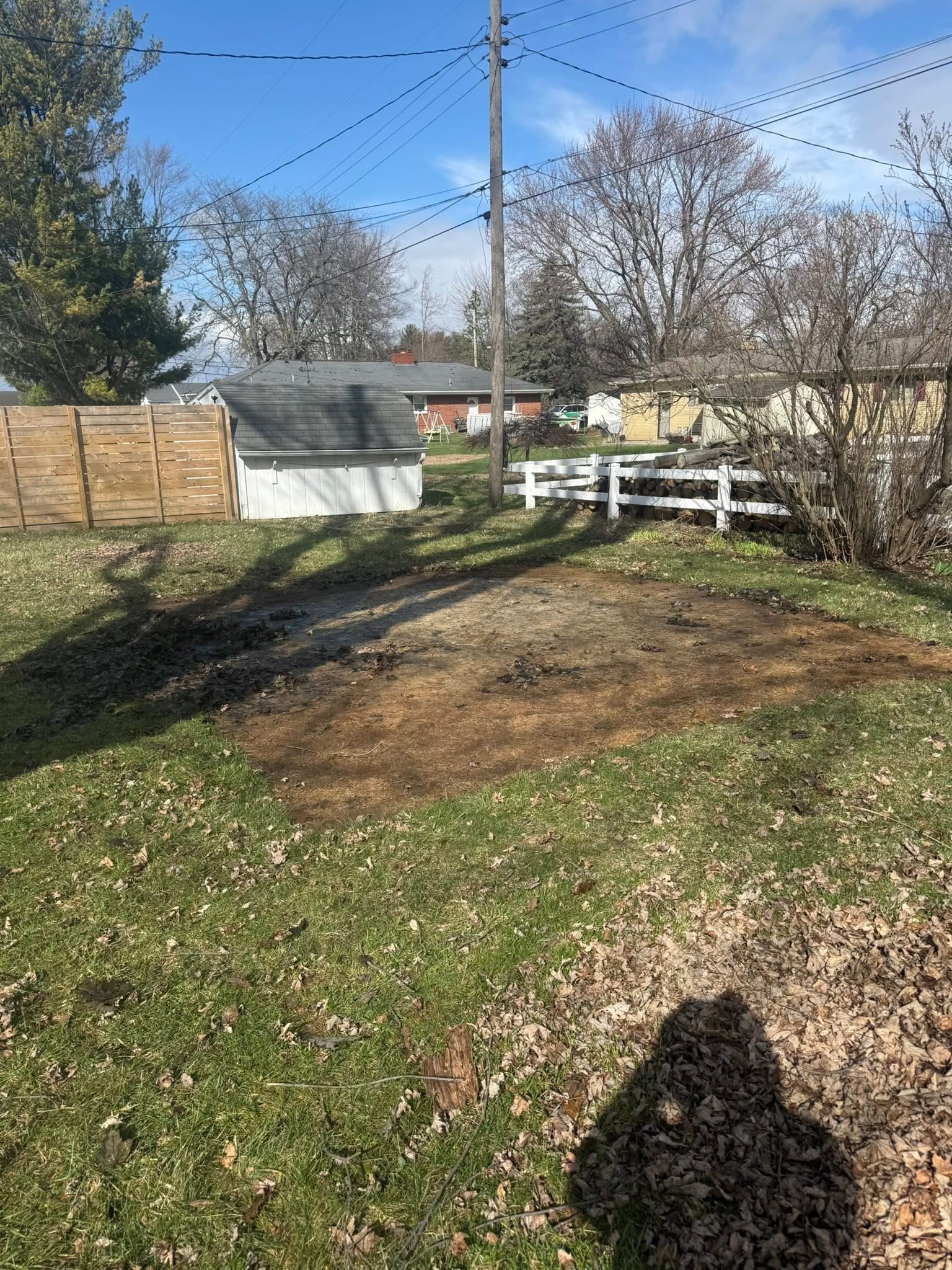 Gravel delivery and placement, NW Ohio