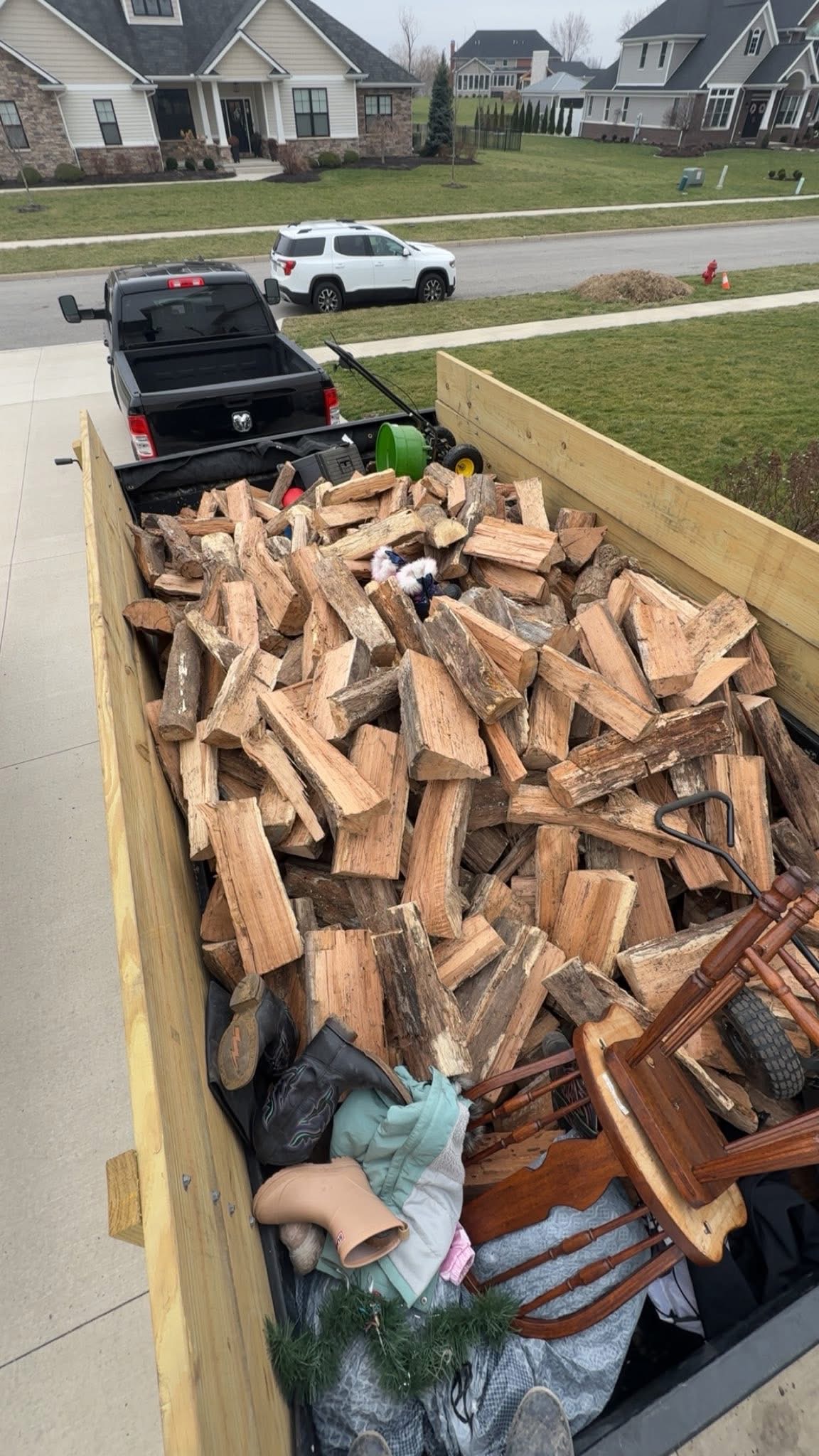 Yard waste and storm debris cleared same day